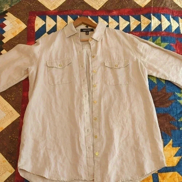 Ellen Tracy linen shirt - Picture 4 of 7